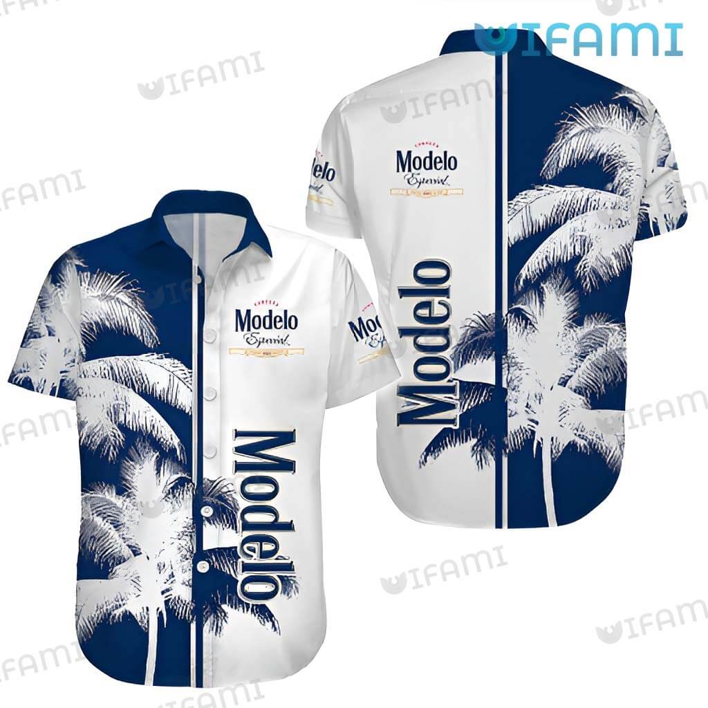 Special Modelo Coconut Tree Hawaiian Shirt Beer Lovers Gift