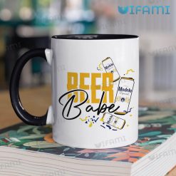 Modelo Mug Beer Babe Gift For Beer Lovers Two Tone Coffee Mug