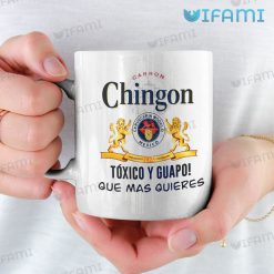 Modelo Mug Carbon Chingon Toxico Y Guapo Beer Lovers Gift 11oz White Mug