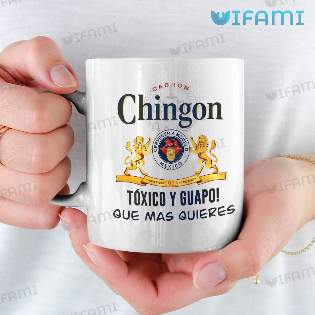 Special Modelo Carbon Chingon Toxico Y Guapo Mug Beer Lovers Gift