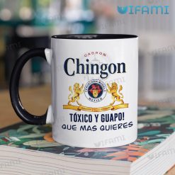 Modelo Mug Carbon Chingon Toxico Y Guapo Beer Lovers Gift Two Tone Coffee Mug