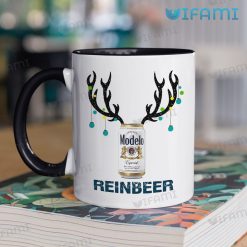 Modelo Mug Reinbeer Christmas Gift For Beer Lovers Two Tone Coffee Mug