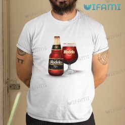 Modelo T-Shirt Glass Bottle Beer Lovers Gift