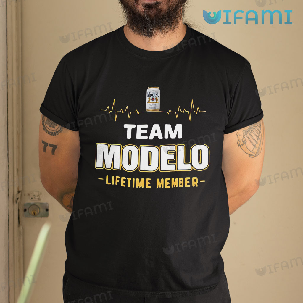 Awesome Modelo Team Modelo Lifetime Member T-Shirt Beer Lovers Gift