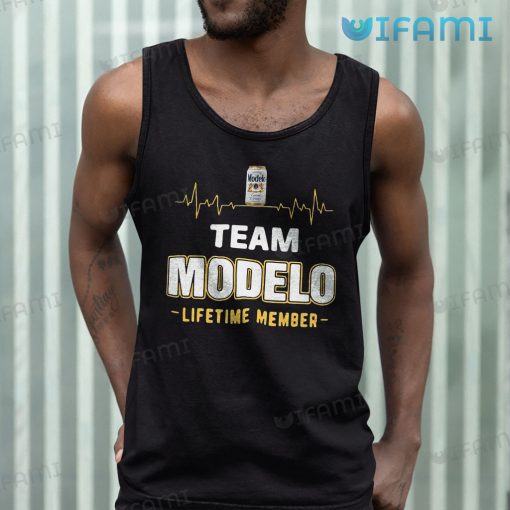 Modelo T-Shirt Team Modelo Lifetime Member Beer Lovers Gift
