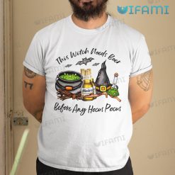 Modelo T Shirt This Witch Needs Beer Before Any Hocus Pocus Gift