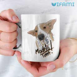 Modelo Time Mug Dog Holding Beer Can Gift For Beer Lovers