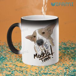 Modelo Time Mug Dog Holding Beer Can Gift For Beer Lovers Magic Mug