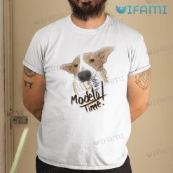 Modelo Time Shirt Dog Holding Beer Can Gift For Beer Lovers