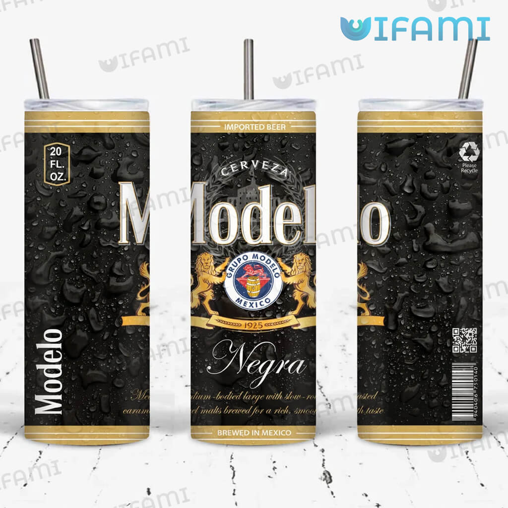 Cool Modelo Negra Water Effect Tumbler Gift For Beer Lovers
