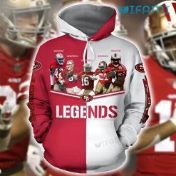 Niners Hoodie 49ers Hoodie 3D Legends Signatures San Francisco 49ers Gift
