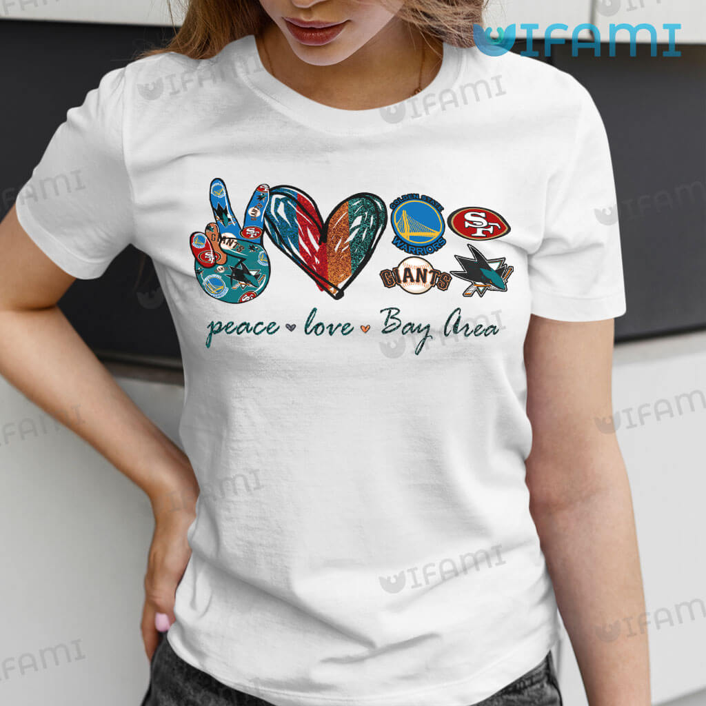 Peace love San Francisco 49ers shirt, hoodie, sweater and v-neck t-shirt