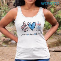 Peace Love Coors Light Shirt Tank Top For Beer Lovers