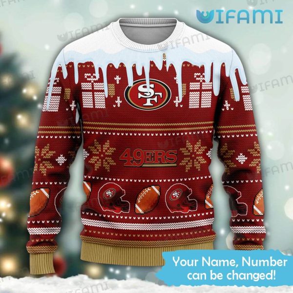 Personalized 49ers Christmas Sweater San Francisco 49ers Gift
