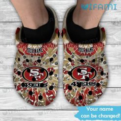 Personalized 49ers Crocs Players Pattern San Francisco 49ers Gift