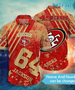 Personalized 49ers Hawaiian Shirt San Francisco 49ers Gift