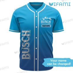 Personalized Busch Light Baseball Jersey Beer Lovers Present Front