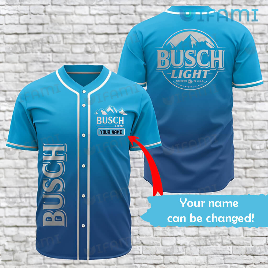 Awesome Personalized Name Bud Light Baseball Jersey Beer Lovers Gift