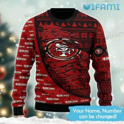 Personalized San Francisco 49ers Ugly Sweater San Francisco 49ers Present
