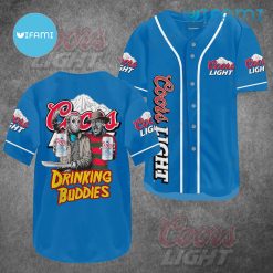 Coors Light Baseball Jersey Drinking Buddies Jason Voorhees Freddy Krueger Gift