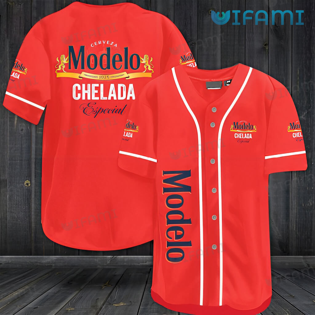 Perfect Red Modelo Chelada Especial Baseball Jersey Beer Lovers Gift