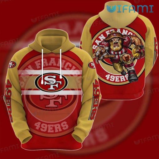 San Francisco 49ers Hoodie 3D Mascot 49ers Gift