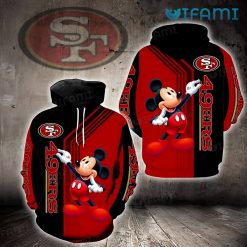 San Francisco 49ers Hoodie 3D Mickey Mouse 49ers Gift