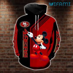San Francisco 49ers Hoodie 3D Mickey Mouse 49ers Gift