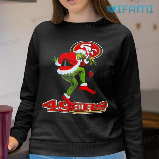 San Francisco 49ers Shirt Grinch Stole Christmas Gift