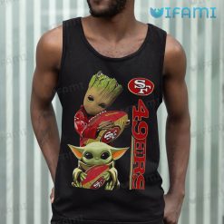 San Francisco 49ers Shirt Groot Baby Yoda 49ers Tank Top