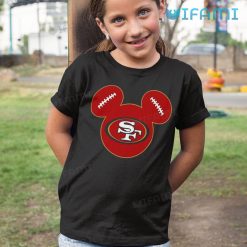 San Francisco 49ers Shirt Mickey Mouse Football 49ers Kid Tshirt
