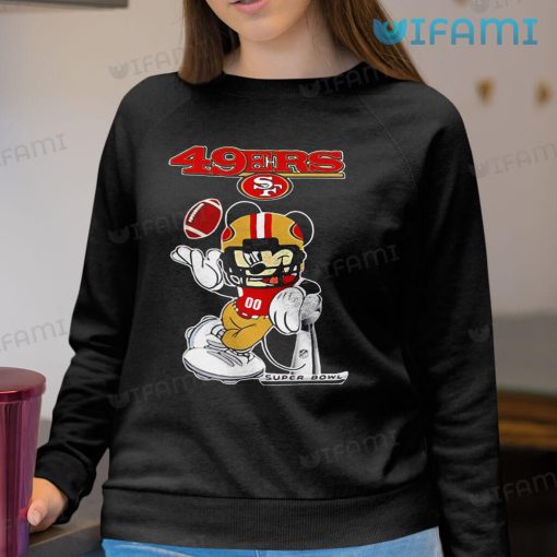 San Francisco 49ers Shirt Mickey Super Bowl Gift