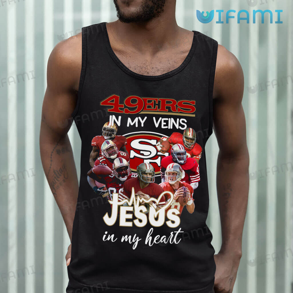 2022 San Francisco 49ers Artwork: ICONIC® Women's 60/40 Blend T-Shirt