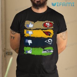 San Francisco 49ers T Shirt Disklike Cardinals Rams Seahawks Gift