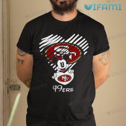 San Francisco 49ers T Shirt Mickey Heart 49ers Gift