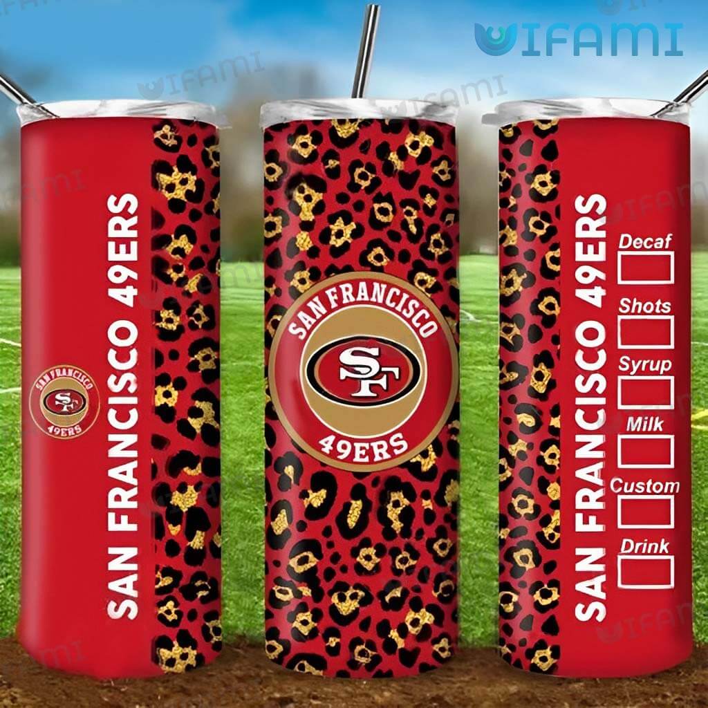 Special San Francisco 49ers Check List Tumbler 49ers Gift