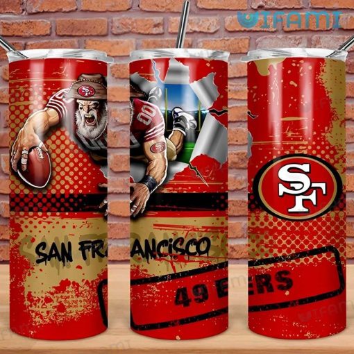 San Francisco 49ers Tumbler Mascot 49ers Gift