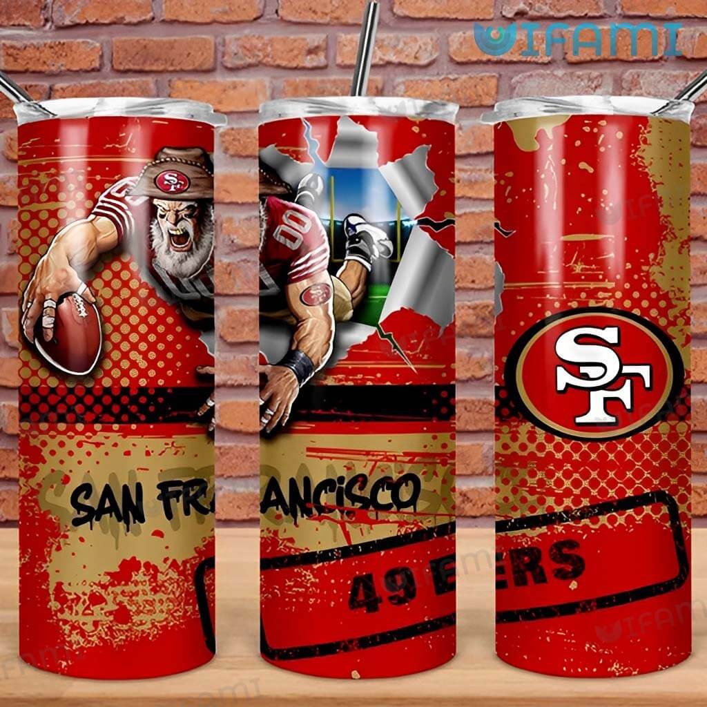 Awesome San Francisco 49ers Mascot Tumbler 49ers Gift