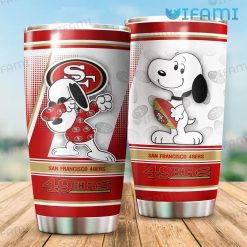 San Francisco 49ers Tumbler Snoopy Dabbing 49ers Gift