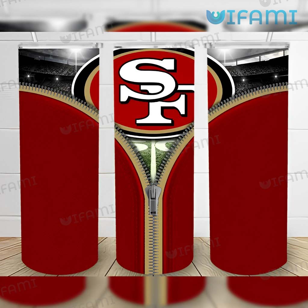 Unique San Francisco 49ers Zipper Tumbler 49ers Gift
