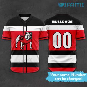 Georgia Bulldogs Baseball Jersey Mascot Custom Name UGA Gift - Personalized  Gifts: Family, Sports, Occasions, Trending