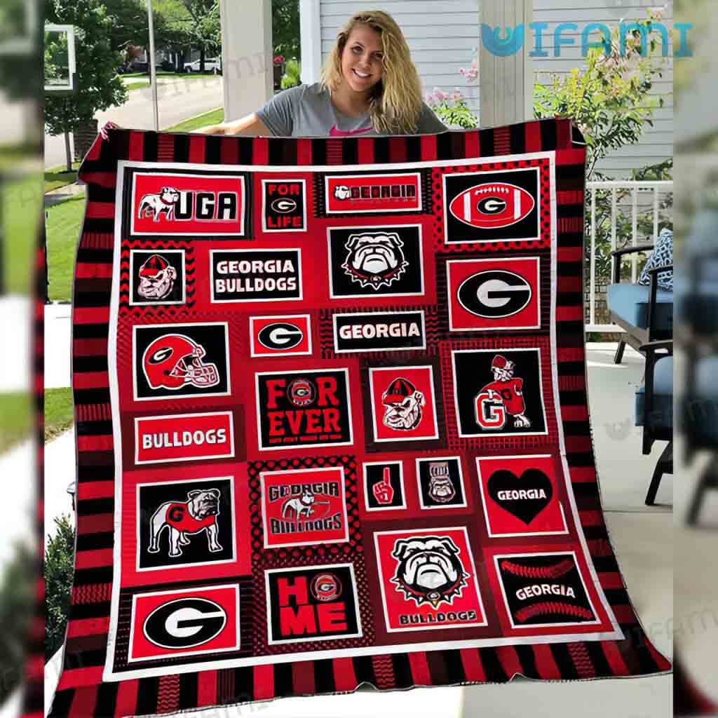 Awesome UGA Forever Not Just When We Win Blanket Georgia Bulldogs Gift