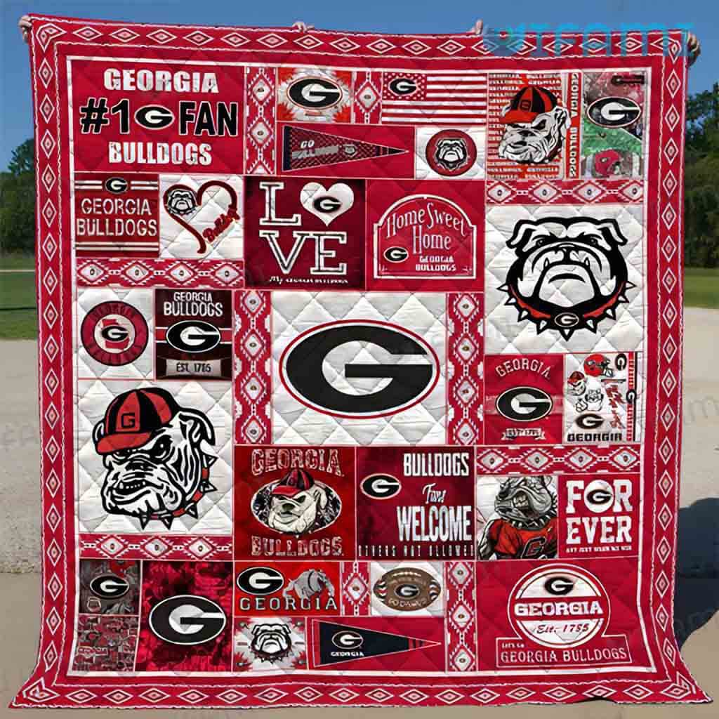 Perfect UGA  Home Sweet Home #1 Fan Blanket Georgia Bulldogs Gift