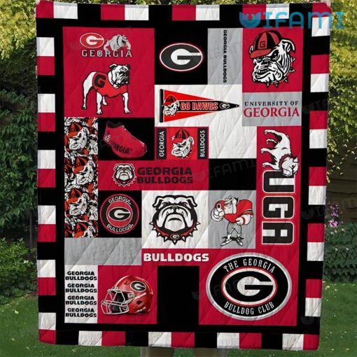 UGA Blanket Mascot Logo Accessories Georgia Bulldogs Gift