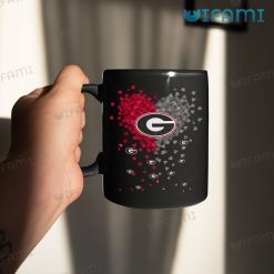 UGA Coffee Mug Logo Heart Georgia Bulldogs Gift Mug 11oz