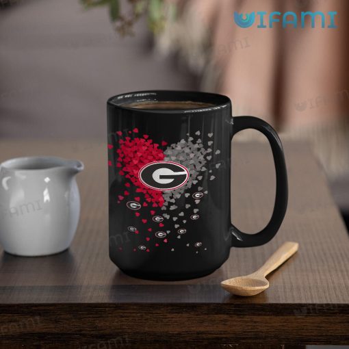 UGA Coffee Mug Logo Heart Georgia Bulldogs Gift