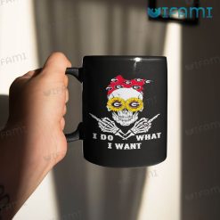 UGA Coffee Mug Skull I Do What I Want Sunflower Georgia Bulldogs Gift Mug 11oz