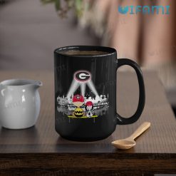 UGA Coffee Mug Snoopy Charlie Brown Georgia Bulldogs Gift Mug 15oz