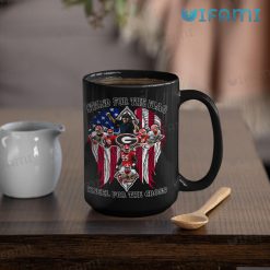 UGA Coffee Mug Stand For The Flag Kneel For The Cross Georgia Bulldogs Gift Mug 15oz