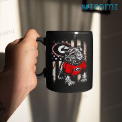 UGA Coffee Mug USA Flag Mascot Georgia Bulldogs Gift Mug 11oz